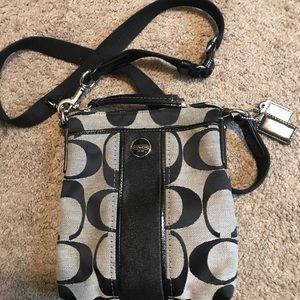 Coach cross body purse